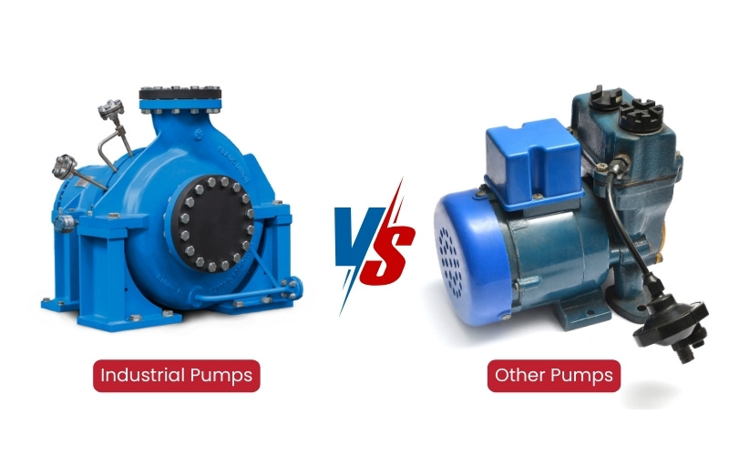 Compare industrial pumps with other pumps