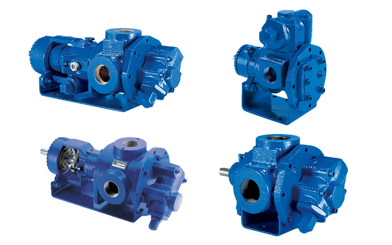 Internal and external gear pump