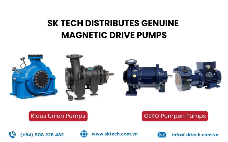 SK Tech distributes genuine magnetic drive pumps